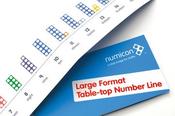 Numicon Large Format Table-top Number Line
