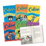 Calvin Dyslexia Friendly Decodable Chapter Books  Box Set Spelling (Phase 6) image