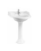 Classic 65 basin and regal round pedestal - DesignEmporium