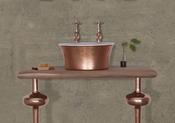 Bull Nose Vanity Top Natural Acacia - DesignEmporium