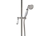 Nickel Diverter &amp; Handset On Slider - DesignEmporium