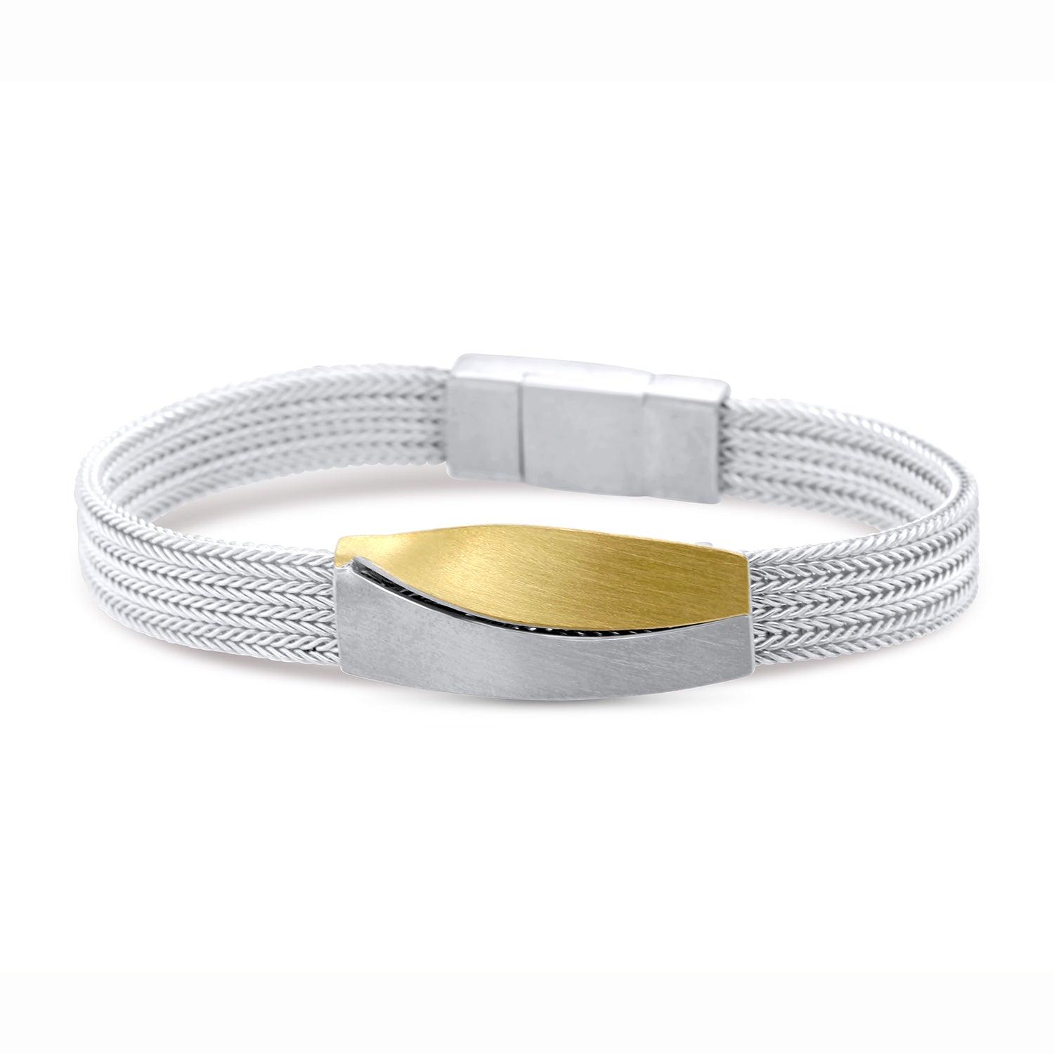 14K Yellow Gold White Pearl Leaf Bracelet – DESIGNYARD