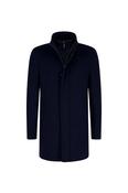 Fish Named Fred Funnel Wool Mix Overcoat image