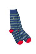 Swole Panda Bamboo Socks SP552 Stripe image