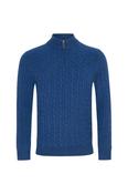 Benetti Grant Quarter Zip Cable Knit
