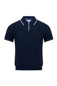 Benetti Jeremy Textured Knit Polo Shirt image