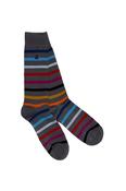 Swole Panda Bamboo Socks SP349 Small Stripe image