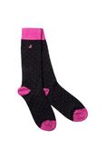 Swole Panda Bamboo Socks SP112 Spotted Pink