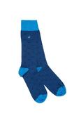 Swole Panda Bamboo Socks SP308 Blue Diamond image