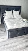 Square bed frame (with 5ft high headboard)