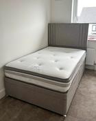 Stipes Ottoman Divan - Side Opening [No mattress]