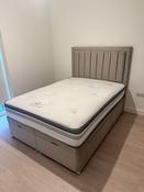 Holly Ottoman Divan - Bottom Opening with highlander mattress