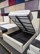 SPECIAL OFFER - Lyons Wingback torage bed with choice of mattress. image