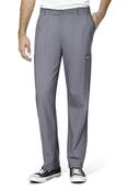 W123 Mens Flat Front Cargo Pants - Grey / X-Large image