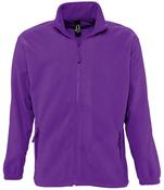 55000 SOL'S Unisex North Fleece Jacket - Dark Purple / Large image