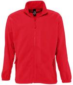 55000 SOL'S Unisex North Fleece Jacket - Red / X-Small image