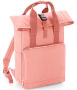 BagBase Recycled Twin Handle Roll-Top Backpack - Pink image