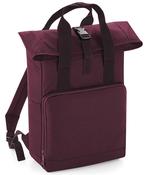 BagBase Recycled Twin Handle Roll-Top Backpack - Wine image