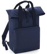 BagBase Recycled Twin Handle Roll-Top Backpack - NAVY image