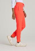 Barco One Drawstring Female Jogger Style Scrub Trousers - Neon Flame / Small image