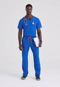 Terence  Men's Complete Scrub Set - New Royal / Large image