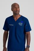 Manager's Murphy V-Neck Scrub Top with BonSecours Cork logo and your name image