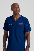 Manager's Murphy V-Neck Scrub Top with BonSecours Cork logo and your name - CNM 3 / Medium image