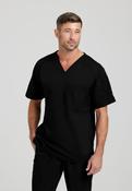 Grey's Anatomy Murphy V-Neck Scrub Top - BLACK / X-Small image