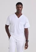 Grey's Anatomy Murphy V-Neck Scrub Top - WHITE / Small image