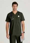 Grey's Anatomy Murphy V-Neck Scrub Top - OLIVE / Medium image