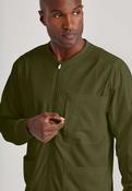 Grey's Anatomy by Barco Spandex Stretch Men's Antimicrobial Warm-Up Scrub Jacket