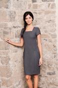 Rosie Dress - GREY LINEN LOOK / 6 image