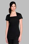 Shannon Square Neck Beauty Tunic - BLACK / 20 image