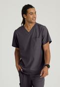 Skechers Structure V-Neck Top - Pewter Grey / X-Large