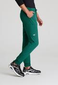 Skecher's Men's Jogger Scrub Pant with Drawstring Elastic Waistband and Cargo Pocket - Hunter Green / Large