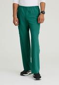Skechers Male Structure 4 Pocket Elastic Waistband Scrub Trousers - Hunter Green / Medium image