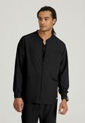 Skechers Men's 3 Pocket Warm-Up Zip Jacket - BLACK / X-Small image