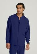 Skechers Men's 3 Pocket Warm-Up Zip Jacket - NAVY / Small image