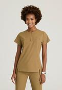 Skechers Ripstop Trek Women's 2 Pocket Scrub Top - Duffle / Large image
