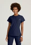 Skechers Ripstop Trek Women's 2 Pocket Scrub Top - NAVY / X-Large image