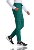 Barco One Drawstring Female Jogger Style Scrub Trousers - Hunter Green / Small image