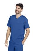 Grey's Anatomy Active Spandex Stretch Men's 3-Pocket V-Neck Scrub Tops image