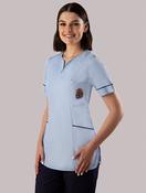 Mater Hospital Staff Nurse Lightweight Top - SKY/NAVY / 10 image