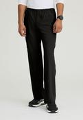 Skechers Male Structure 4 Pocket Elastic Waistband Scrub Trousers - BLACK / X-Large