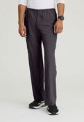 Skechers Male Structure 4 Pocket Elastic Waistband Scrub Trousers - Pewter Grey / Small
