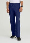 Skechers Male Structure 4 Pocket Elastic Waistband Scrub Trousers - NAVY / X-Large