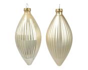 Olive glass shiny-matt mix pearl 6x13cm