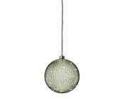 Micro LED ball steady BO indoor, green/warm white 20cm