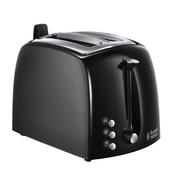 Russell Hobbs Textures Plus 2 Slice Toaster - Black | 22601 image