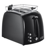 Russell Hobbs Textures Plus 2 Slice Toaster - Black | 22601 image